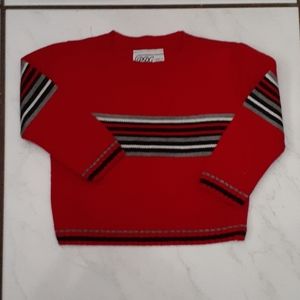 24 M Red Crochet sweater
